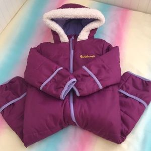 Pink Platinum 18/24 month purple snowsuit